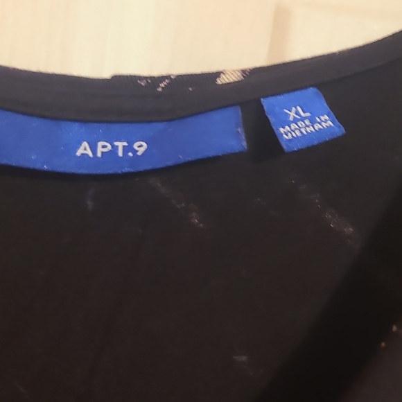 Apt. 9 Black and White Patterned Maxi Dress - Picture 3 of 3